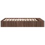 Oak brown engineered wood bed frame 120x190 cm by vidaXL, Beds and slatted bases - Ref: Foro24-3280600, Price: 129,99 €, Disc...