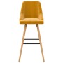Küchenhocker 2 Einheiten gelber Samt von vidaXL, Küchenhocker - Ref: Foro24-289470, Preis: 177,41 €, Rabatt: %