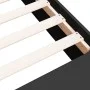 Black engineered wood bed frame 100x200 cm by vidaXL, Beds and slatted bases - Ref: Foro24-3280602, Price: 110,50 €, Discount: %