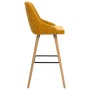 Taburetes de cocina 2 unidades terciopelo amarillo de vidaXL, Taburetes de cocina - Ref: Foro24-289470, Precio: 177,30 €, Des...