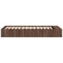 Oak brown engineered wood bed frame 90x190 cm by vidaXL, Beds and slatted bases - Ref: Foro24-3280621, Price: 104,82 €, Disco...