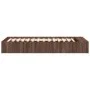 Oak brown engineered wood bed frame 90x190 cm by vidaXL, Beds and slatted bases - Ref: Foro24-3280621, Price: 103,54 €, Disco...