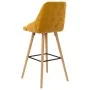 Kitchen stools 2 units yellow velvet by vidaXL, Kitchen stools - Ref: Foro24-289470, Price: 177,41 €, Discount: %