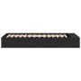 Black engineered wood bed frame 90x190 cm by vidaXL, Beds and slatted bases - Ref: Foro24-3280616, Price: 106,06 €, Discount: %