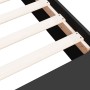 Black engineered wood bed frame 90x190 cm by vidaXL, Beds and slatted bases - Ref: Foro24-3280616, Price: 106,06 €, Discount: %