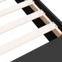 Black engineered wood bed frame 75x190 cm by vidaXL, Beds and slatted bases - Ref: Foro24-3280623, Price: 102,14 €, Discount: %