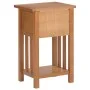 Solid oak wood magazine table with drawer 35x27x55 cm by vidaXL, Side tables - Ref: Foro24-289182, Price: 97,53 €, Discount: %