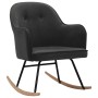 Dunkelgrauer Schaukelstuhl aus Samt von vidaXL, Schaukelstühle - Ref: Foro24-289900, Preis: 116,23 €, Rabatt: %