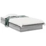 Sonoma gray engineered wood bed with drawers 90x190 cm by vidaXL, Beds and slatted bases - Ref: Foro24-3280711, Price: 133,09...