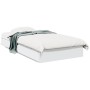 White engineered wood bed with drawers 75x190 cm by vidaXL, Beds and slatted bases - Ref: Foro24-3280713, Price: 125,09 €, Di...