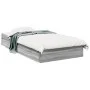 Sonoma gray engineered wood bed with drawers 75x190 cm by vidaXL, Beds and slatted bases - Ref: Foro24-3280718, Price: 123,25...