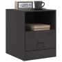 Nachttisch aus schwarzem Stahl 34,5x39x44 cm von vidaXL, Nachttische - Ref: Foro24-841751, Preis: 52,18 €, Rabatt: %