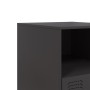 Nachttisch aus schwarzem Stahl 34,5x39x44 cm von vidaXL, Nachttische - Ref: Foro24-841751, Preis: 52,18 €, Rabatt: %