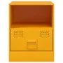 Mesitas de noche 2 uds acero amarillo mostaza 34,5x39x44 cm by vidaXL, Nightstands - Ref: Foro24-841758, Price: 81,49 €, Disc...