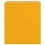 Mesitas de noche 2 uds acero amarillo mostaza 34,5x39x44 cm by vidaXL, Nightstands - Ref: Foro24-841758, Price: 81,49 €, Disc...