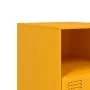 Mesitas de noche 2 uds acero amarillo mostaza 34,5x39x44 cm by vidaXL, Nightstands - Ref: Foro24-841758, Price: 81,49 €, Disc...