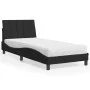Bett mit schwarzer Samtmatratze 80x200 cm von vidaXL, Betten und Lattenroste - Ref: Foro24-3208564, Preis: 236,51 €, Rabatt: %