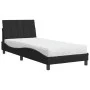 Bett mit schwarzer Samtmatratze 80x200 cm von vidaXL, Betten und Lattenroste - Ref: Foro24-3208564, Preis: 236,51 €, Rabatt: %
