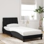 Bed with black velvet mattress 80x200 cm by vidaXL, Beds and slatted bases - Ref: Foro24-3208564, Price: 276,80 €, Discount: %