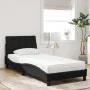 Bett mit schwarzer Samtmatratze 80x200 cm von vidaXL, Betten und Lattenroste - Ref: Foro24-3208564, Preis: 236,51 €, Rabatt: %
