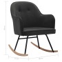 Dunkelgrauer Schaukelstuhl aus Samt von vidaXL, Schaukelstühle - Ref: Foro24-289900, Preis: 116,23 €, Rabatt: %