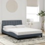 Cama con colchón terciopelo gris oscuro 140x190 cm de vidaXL, Camas y somieres - Ref: Foro24-3208593, Precio: 390,01 €, Descu...