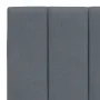 Cama con colchón terciopelo gris oscuro 140x190 cm de vidaXL, Camas y somieres - Ref: Foro24-3208593, Precio: 383,26 €, Descu...