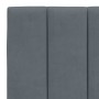 Cama con colchón terciopelo gris oscuro 140x190 cm de vidaXL, Camas y somieres - Ref: Foro24-3208593, Precio: 390,01 €, Descu...
