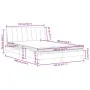 Cama con colchón terciopelo gris oscuro 140x190 cm de vidaXL, Camas y somieres - Ref: Foro24-3208593, Precio: 383,26 €, Descu...
