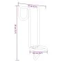 Tragbarer Haken für Eimer, verzinkter Stahl, silberfarben. von vidaXL, Pferdefutter - Ref: Foro24-172468, Preis: 17,65 €, Rab...