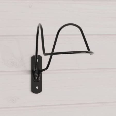 Soporte de casco de equitación montaje en pared acero negro by vidaXL, Riding equipment and accessories - Ref: Foro24-172477,...