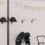Reithelmhalterung zur Wandmontage, schwarz aus Stahl von vidaXL, Reitausrüstung und Zubehör - Ref: Foro24-172477, Preis: 19,6...