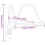 Soporte de casco de equitación montaje en pared acero negro by vidaXL, Riding equipment and accessories - Ref: Foro24-172477,...
