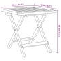 Mesa auxiliar de jardín madera maciza de acacia 40x40x40 cm by vidaXL, Garden tables - Ref: Foro24-366513, Price: 45,29 €, Di...