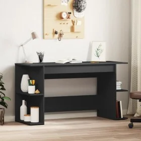 Ingenieurholz-Schreibtisch Schwarz 140x50x75 cm von vidaXL, Schreibtische - Ref: Foro24-840549, Preis: 89,99 €, Rabatt: %