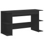 Escritorio madera de ingeniería negro 140x50x75 cm by vidaXL, Desks - Ref: Foro24-840549, Price: 95,95 €, Discount: %