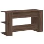 Ingenieurholz-Schreibtisch in brauner Eiche, 140x50x75 cm. von vidaXL, Schreibtische - Ref: Foro24-840554, Preis: 93,46 €, Ra...