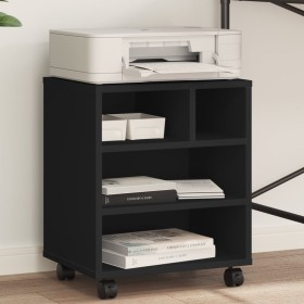 Druckerwagen mit Rädern Schwarz 41x32x48 cm von vidaXL, Drucker unterstützt - Ref: Foro24-840619, Preis: 45,47 €, Rabatt: %