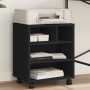 Druckerwagen mit Rädern Schwarz 41x32x48 cm von vidaXL, Drucker unterstützt - Ref: Foro24-840619, Preis: 45,47 €, Rabatt: %