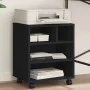 Soporte para impresora con ruedas negro 41x32x48 cm by vidaXL, Printer supports - Ref: Foro24-840619, Price: 44,99 €, Discoun...