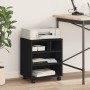 Druckerwagen mit Rädern Schwarz 41x32x48 cm von vidaXL, Drucker unterstützt - Ref: Foro24-840619, Preis: 45,47 €, Rabatt: %