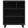 Soporte para impresora con ruedas negro 41x32x48 cm by vidaXL, Printer supports - Ref: Foro24-840619, Price: 44,99 €, Discoun...