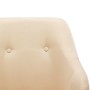 Cremefarbener Schaukelstuhl aus Stoff von vidaXL, Schaukelstühle - Ref: Foro24-289529, Preis: 135,65 €, Rabatt: %