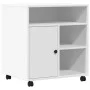Soporte para impresora con ruedas blanco 60x50x67 cm by vidaXL, Printer supports - Ref: Foro24-840625, Price: 87,01 €, Discou...