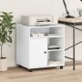 Soporte para impresora con ruedas blanco 60x50x67 cm by vidaXL, Printer supports - Ref: Foro24-840625, Price: 87,01 €, Discou...