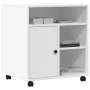 Soporte para impresora con ruedas blanco 60x50x67 cm by vidaXL, Printer supports - Ref: Foro24-840625, Price: 87,01 €, Discou...