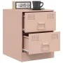 Nachttisch aus rosa Stahl 34,5x39x44 cm von vidaXL, Nachttische - Ref: Foro24-841621, Preis: 53,40 €, Rabatt: %