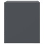 Nachttisch aus anthrazitgrauem Stahl, 34,5x39x44 cm. von vidaXL, Nachttische - Ref: Foro24-841623, Preis: 54,05 €, Rabatt: %