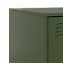 Mesitas de noche 2 unidades acero verde 34,5x39x44 cm de vidaXL, Mesitas de noche - Ref: Foro24-841628, Precio: 92,36 €, Desc...