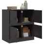 Schwarzer Stahlschrank 67x39x73 cm von vidaXL, Sideboards - Ref: Foro24-841649, Preis: 124,51 €, Rabatt: %